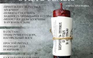 Приворот на возврат мужа в семью от любовницы в домашних условиях: советы и рекомендации