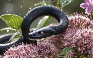 Сонник: чёрная змея и её значение