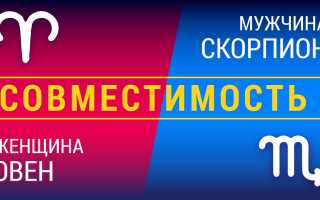Мужчина-Скорпион и женщина-Овен: совместимость в любви и отношениях, особенности и советы