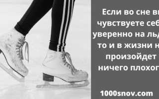 К чему снится кататься на коньках во сне по льду, снегу, асфальту: толкование и значение