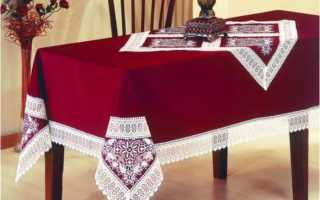 Праздничная скатерть своими руками