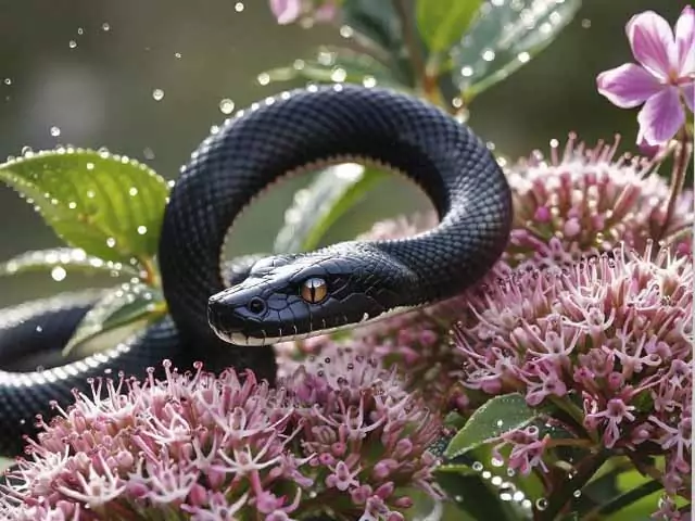 Сон про змей мелких, чёрных